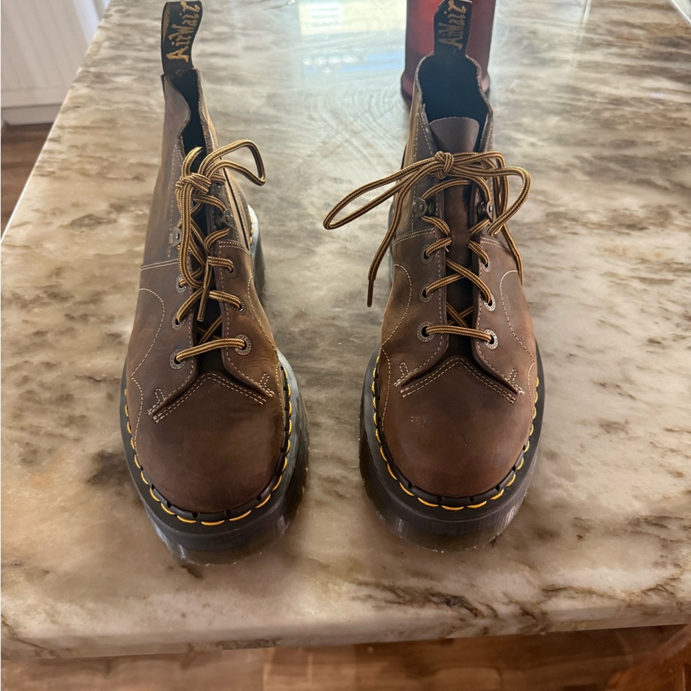 Brown Leather Men's Boots